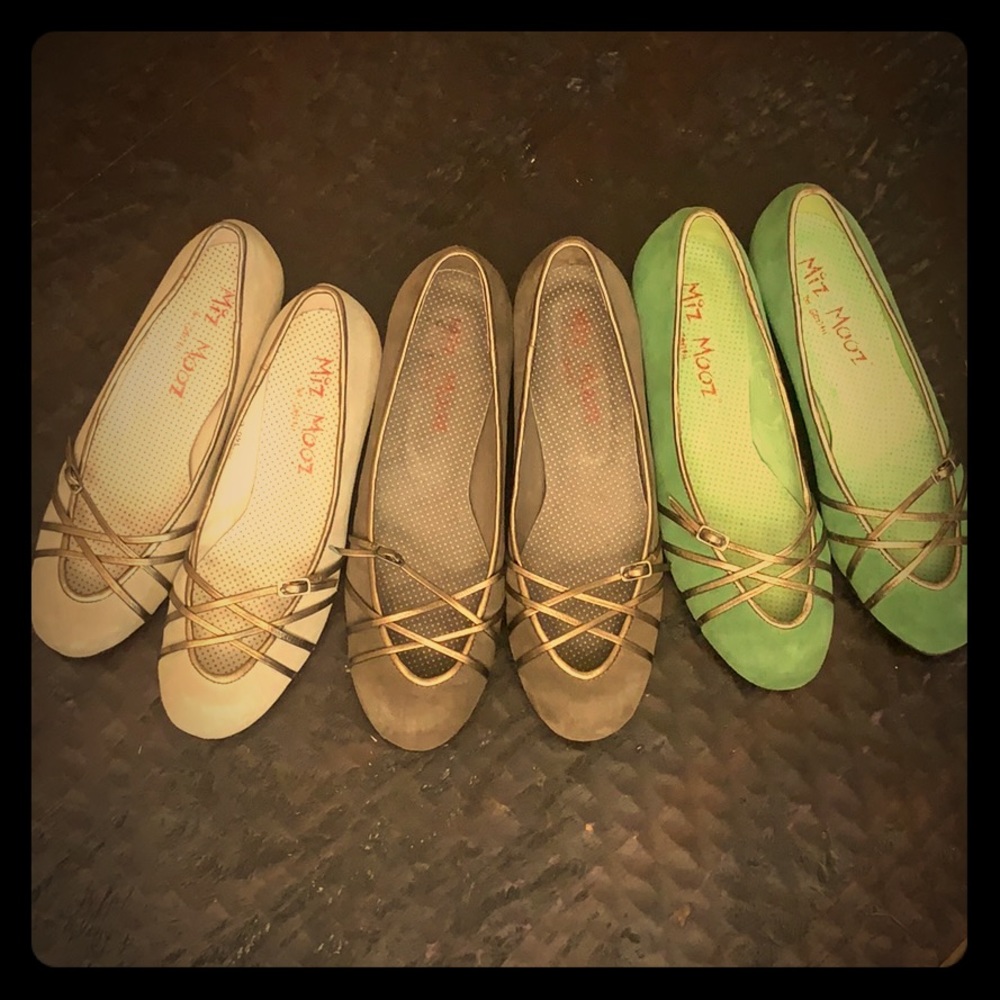 Miz Mooz suede leather flats